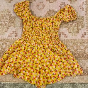 Urban outfitters floral romper